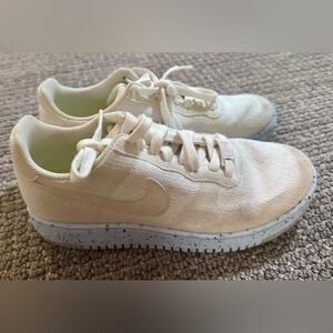 Nike Air Force 1 Crafter Flyknit Womens Shoes Size US 9, White Pure Platinum